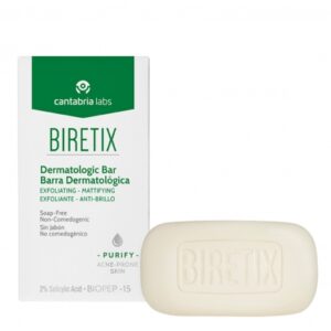 BIRETIX kietas prausiklis su 2% salicilio rūgštimi, 80 G