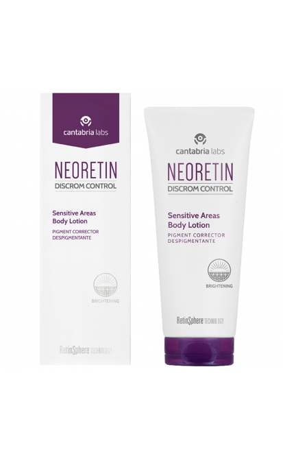 Neoretin DC šviesinantis kūno losjonas jautrioms zonoms, 100 ml