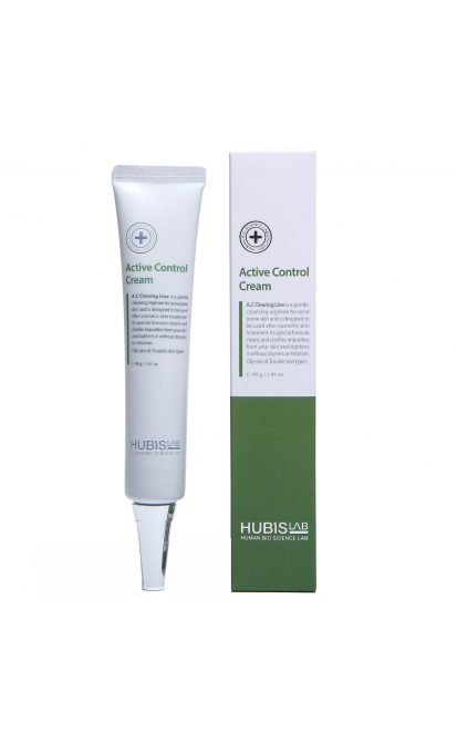 Hubislab active control veido kremas, 40 ml