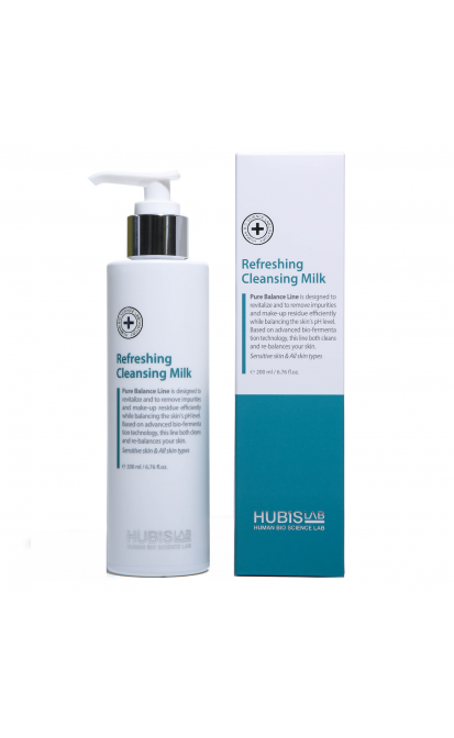 Hubislab švelnus valomasis veido pienelis, 200 ml
