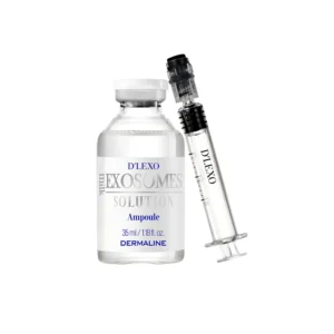 Dermaline D'Lexo Milk Exosomes Solution Ampoule su egzosomomis, azijine centele ir adenozinu, 35 ml